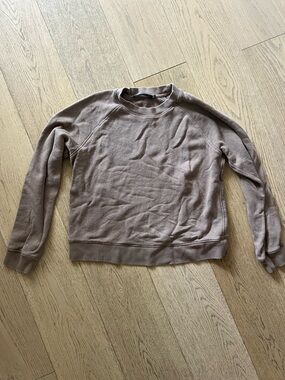 Jenni Kayne Saturday Lightweight Crewneck Sweatshirt - Taupe